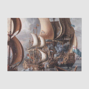 “A Sea Fight” by Lorenzo a Castro Tissue Paper