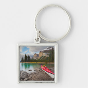 A sea kayak ashore at Spirit Island Key Ring