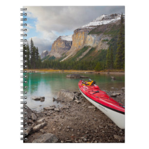 A sea kayak ashore at Spirit Island Notebook