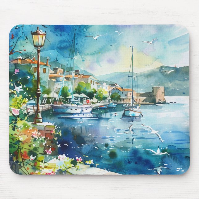 A Sea Port Mouse Pad (Front)