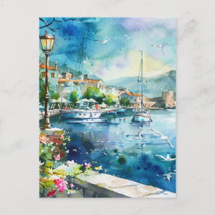 A Sea Port Postcard