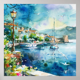A Sea Port Poster