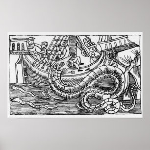 A Sea Serpent Poster