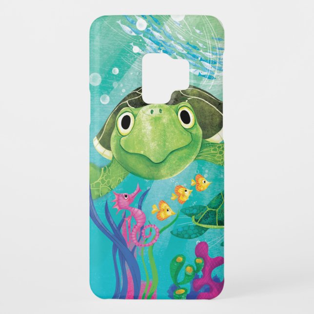 A Sea Turtle Rescue Case-Mate Samsung Galaxy Case (Back)