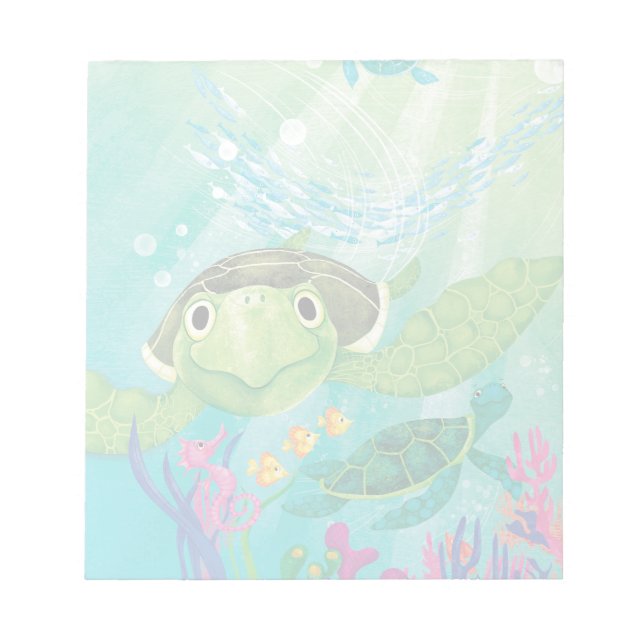 A Sea Turtle Rescue Notepad (Front)