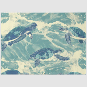 A Sea Turtle Series Design 1 Tissue Paper