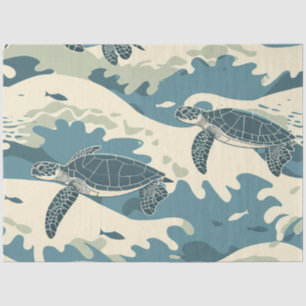 A Sea Turtle Series Design 3 Tissue Paper