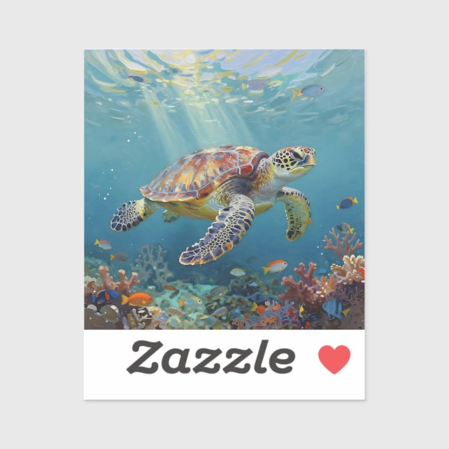 A Sea Turtle Themed Teal (Sheet)