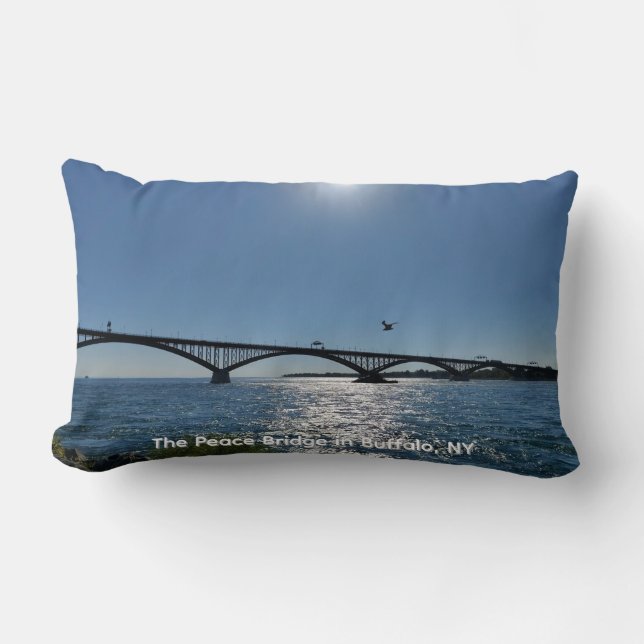 A Seagull's Local Travel  Lumbar Cushion (Front)