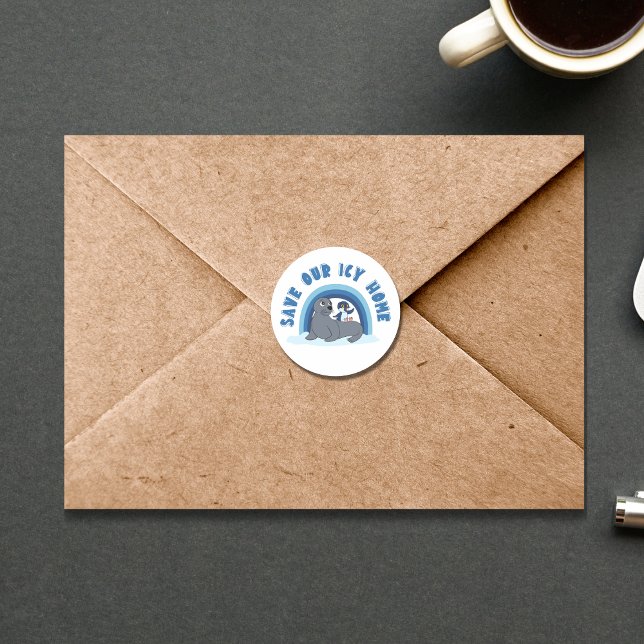 A seal and a penguin "Save Our Icy World"cartoon (Creator Uploaded)