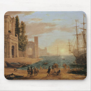 A Seaport, 1639 Mouse Pad