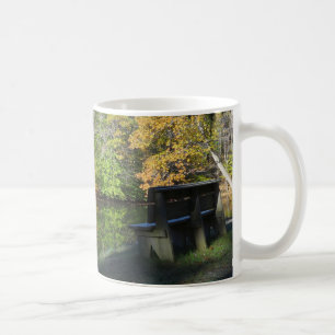 A Seat with an Autumn View in Pennsylvania Coffee Mug