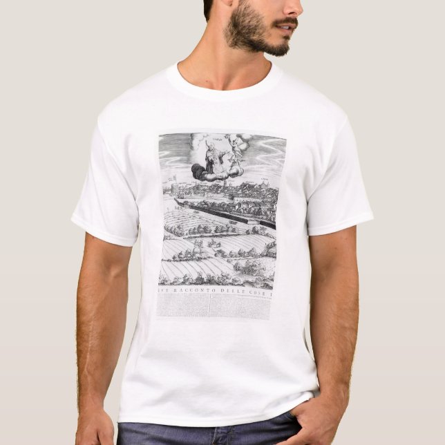 A Section of a Map of Milan, 1640 T-Shirt (Front)