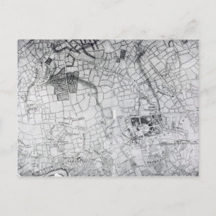 A section of a sheet from the survey postcard