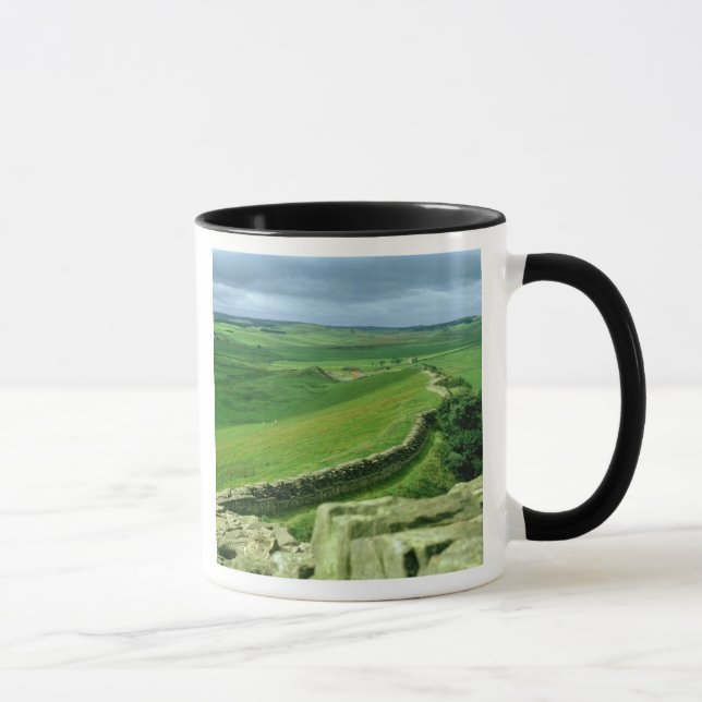 A section of Hadrian's Wall, 2nd century AD (stone Mug (Right)