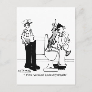 A Security Breach Postcard