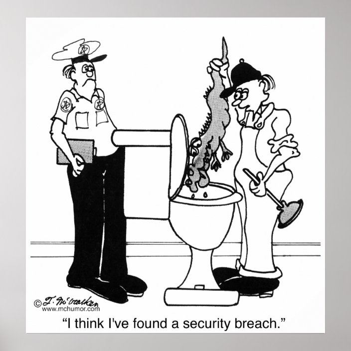 A Security Breach Poster | Zazzle.com.au