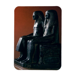 A seigneurial couple in ceremonial clothes, New Ki Magnet