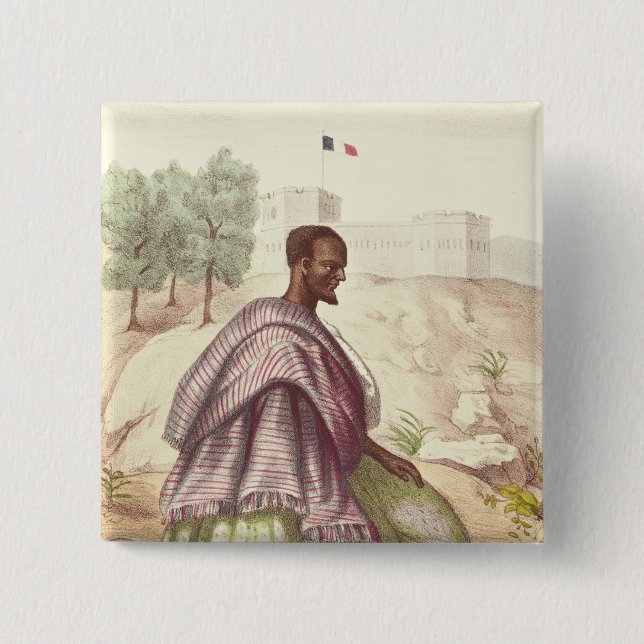 A Senegalese Marabout 15 Cm Square Badge (Front)