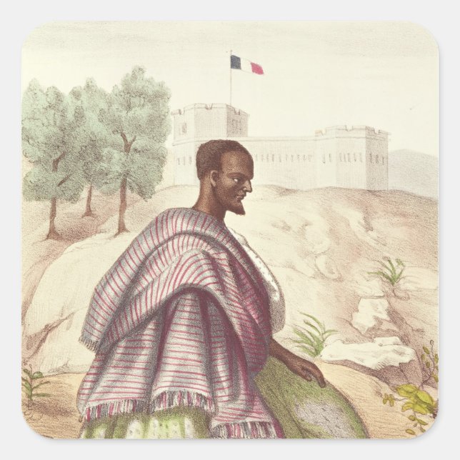 A Senegalese Marabout Square Sticker (Front)