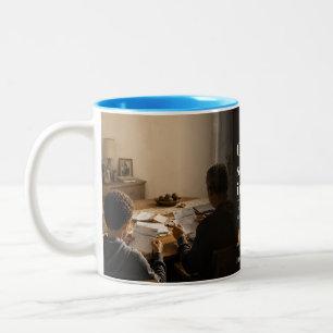 A Sentence in a Younger Voice Book Quote Two-Tone Coffee Mug