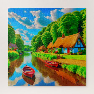 A serene countryside jigsaw puzzle