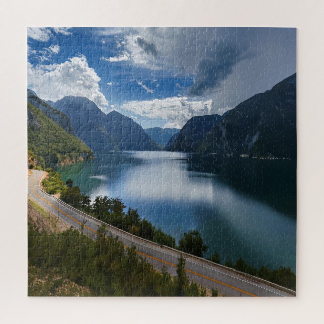 A serene lake jigsaw puzzle (Vertical)
