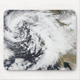 A series of strong storms with fierce winds mouse pad