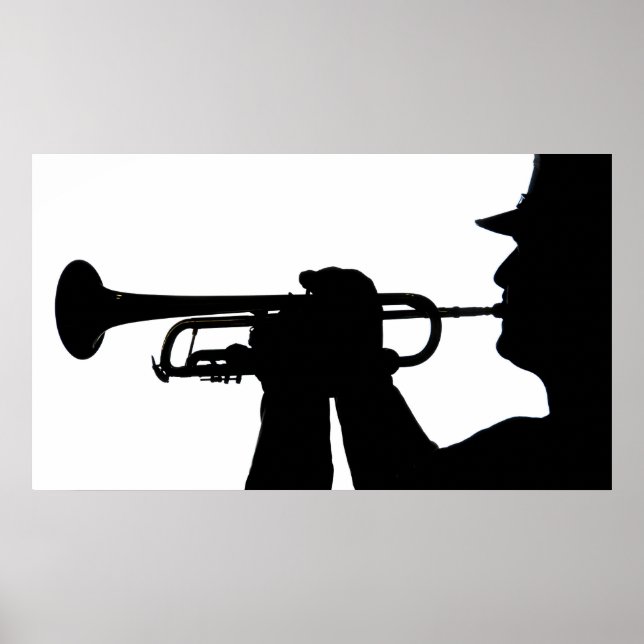 A service member plays a tune poster (Front)