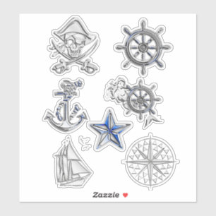 A Set of 7 Nautical Design Elements