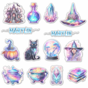 A SET OF FRIGHTENINGLY FUN CUSTOM NAME HALLOWEEN