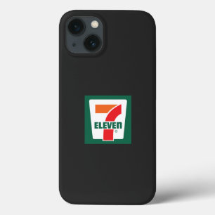 a seven seven logo on a green background iPhone 13 case