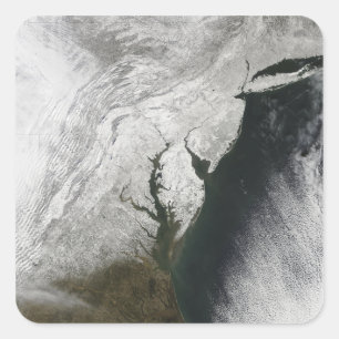 A severe winter storm 2 square sticker