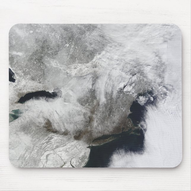 A severe winter storm mouse pad (Front)