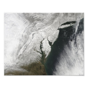A severe winter storm photo print