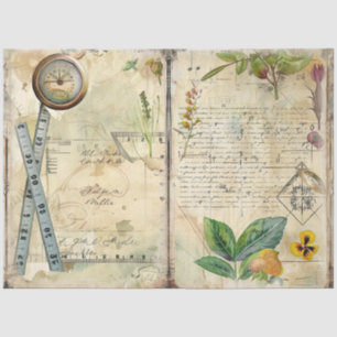 A Sewing Junk Journal Series Design #10 Tissue Paper