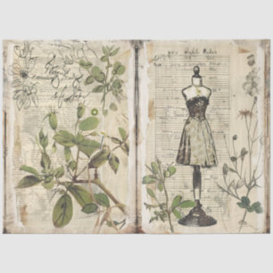 A Sewing Junk Journal Series Design #11 Tissue Paper