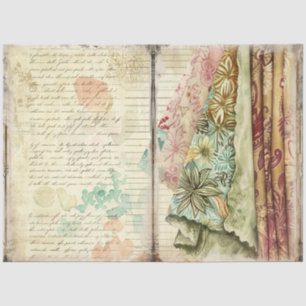 A Sewing Junk Journal Series Design #6 Tissue Paper