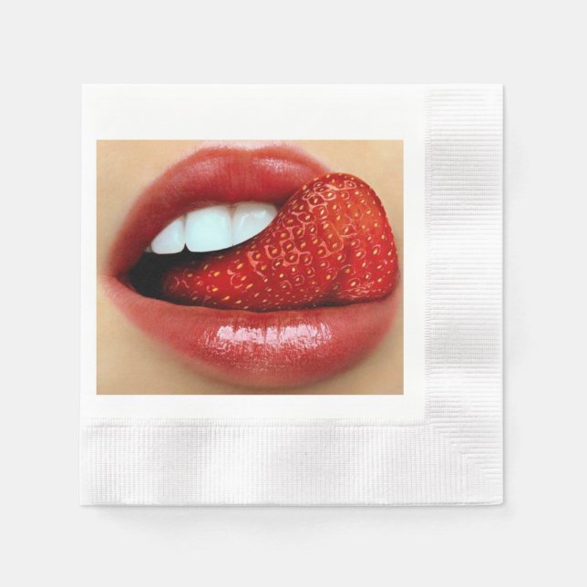 A SEXY TOWEL FOR LIPS! NAPKIN (Front)