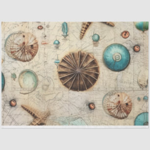 A Shabby Chic Nautical Series Design 7 Tissue Paper