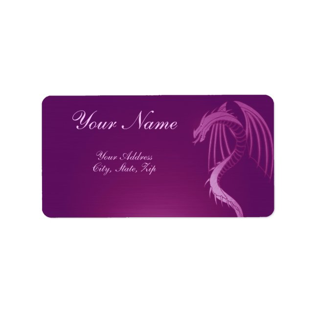 A Shadow Dragon 4 Label (Front)