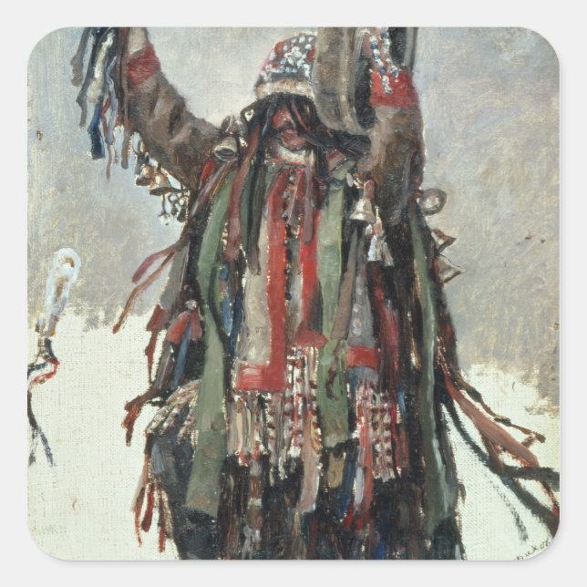 A Shaman sketch for Yermak Square Sticker (Front)