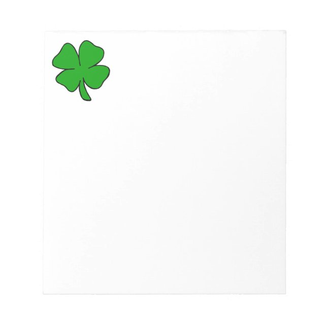 A Shamrock Notepad (Front)