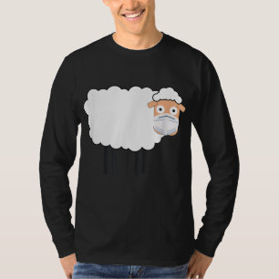 A Sheep Wearing A Mask Sheep Lover Gift T-Shirt