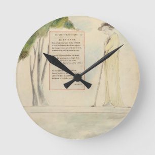 A Shepherd Reading the Epitaph, from Elegy Written Round Clock