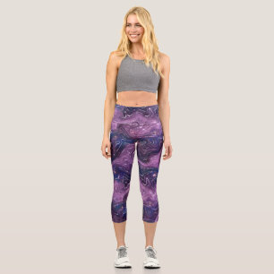 A Shimmering Galaxy Series Design 11  Capri Leggings