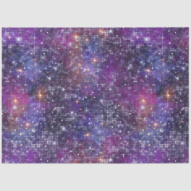 A Shimmering Galaxy Series Design 16 Tissue Paper (Front)