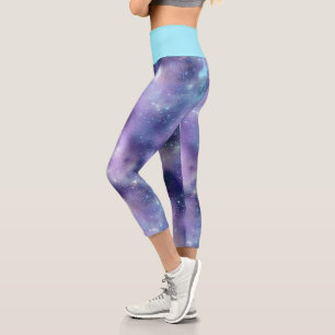A Shimmering Galaxy Series Design 2 Capri Leggings