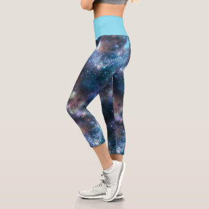 A Shimmering Galaxy Series Design 3 Capri Leggings