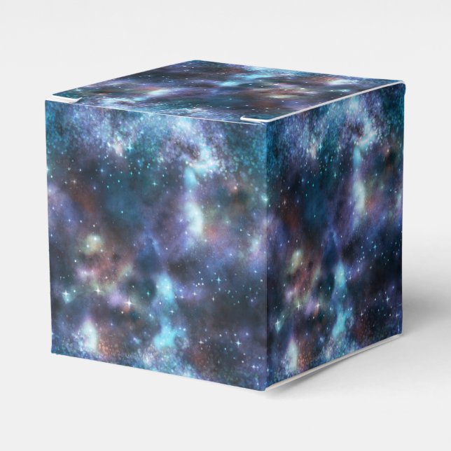 A Shimmering Galaxy Series Design 3  Favour Box (Front Side)